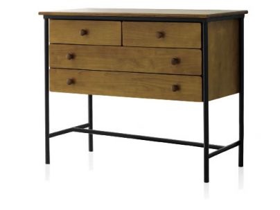 Commode Moderno 3 en fer forgé. Meuble design pour la chambre.