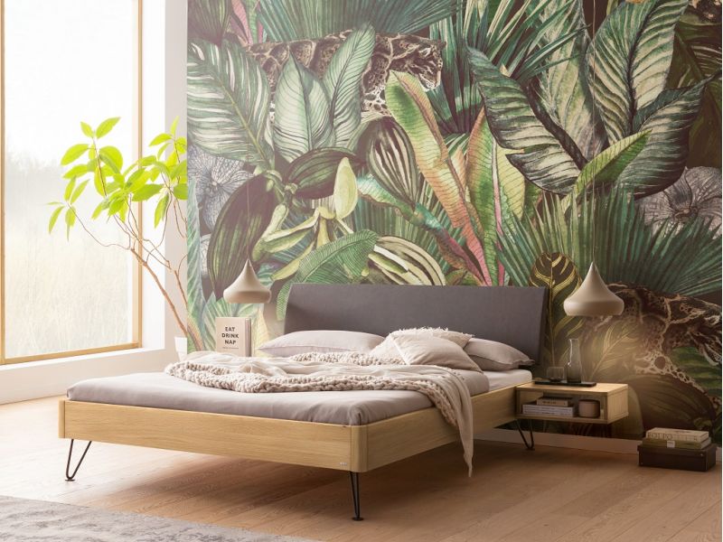 HASENA - Lit en chêne massif