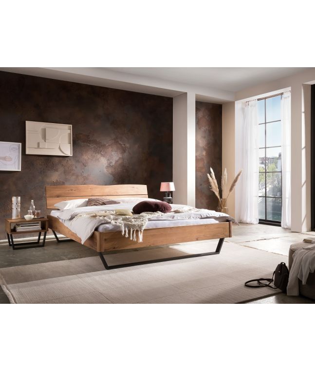 HASENA - Lit en chêne massif