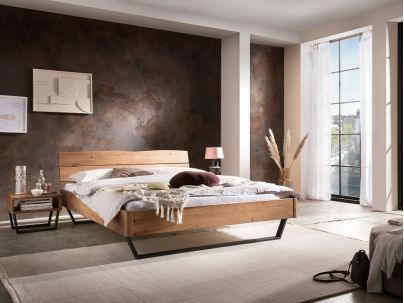 HASENA - Lit en chêne massif