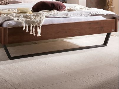 Lit Fossoli en noyer massif haut de gamme de notre collection LOUNGE