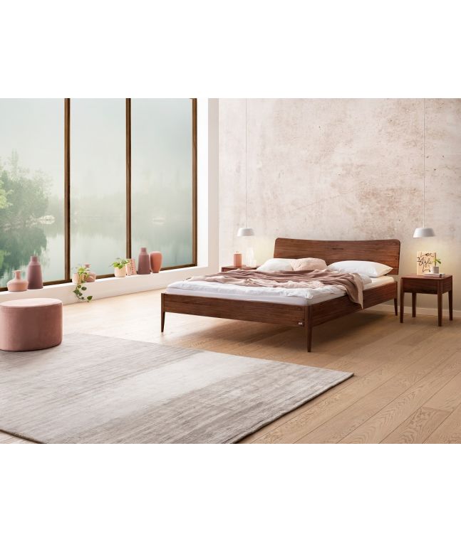 HASENA - Lit en noyer massif