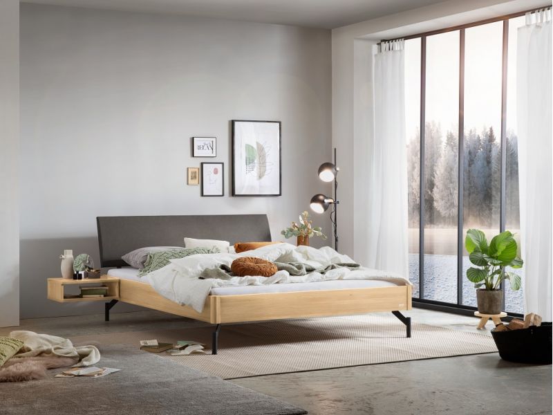 HASENA - Lit en chêne massif