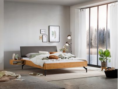 HASENA - Lit en chêne massif