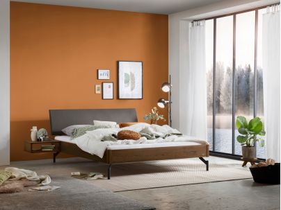 HASENA - Lit en noyer massif