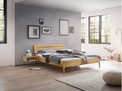 HASENA - Lit en chêne massif