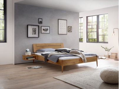 HASENA - Lit en chêne massif