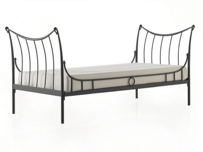 Banquette Nuria en fer forgé haut de gamme. Meuble pour la chambre. Le Monde du Lit