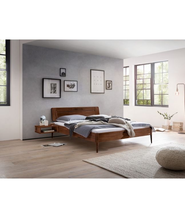 HASENA - Lit en noyer massif