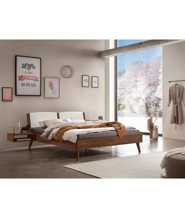 HASENA - Lit en noyer massif