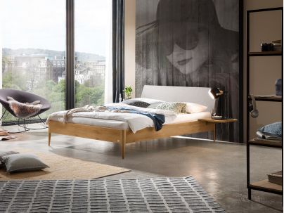 HASENA - Lit en chêne massif