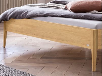 Lit Pistoia en chêne bright massif haut de gamme de notre collection LOUNGE