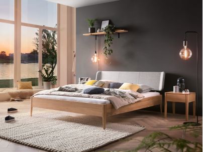 HASENA - Lit en chêne massif