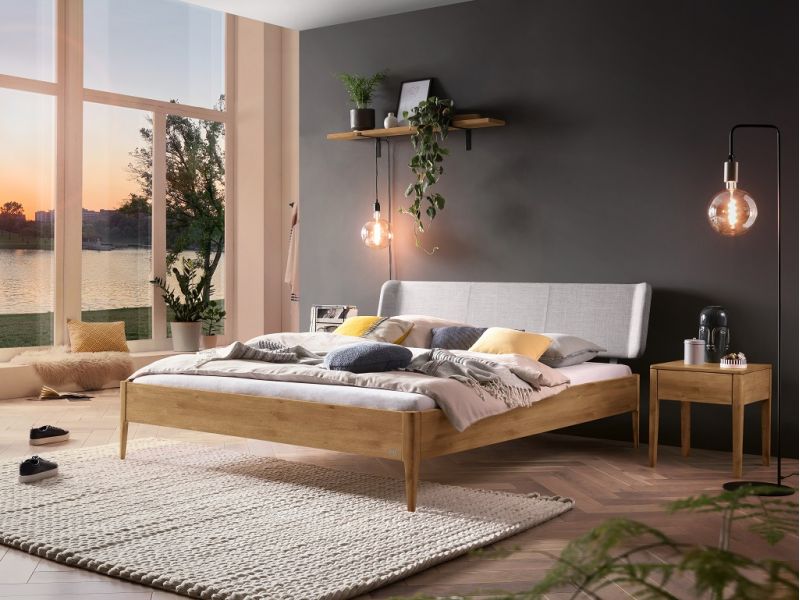 HASENA - Lit en chêne massif