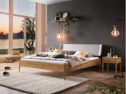 HASENA - Lit en chêne massif