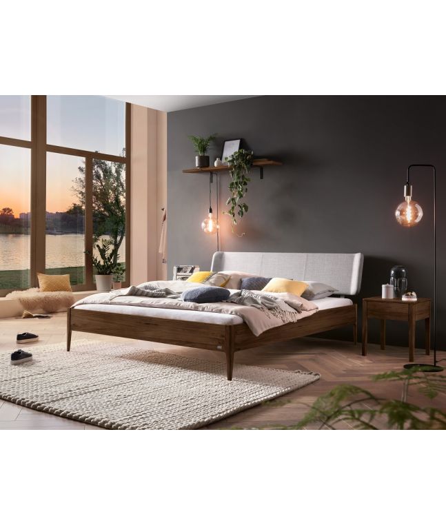 HASENA - Lit en noyer massif