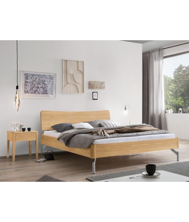 HASENA - Lit en chêne massif