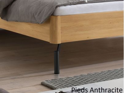 Lit Albinia en Chêne massif Bright | Collection Lounge | Le Monde du Lit