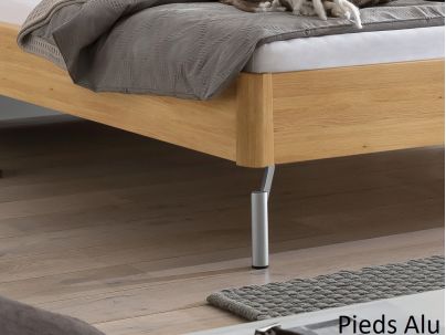 Lit Albinia en Chêne massif Bright | Collection Lounge | Le Monde du Lit