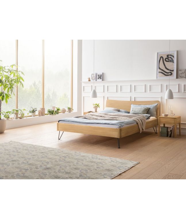 HASENA - Lit en chêne massif