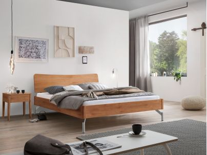 Lit Albinia en Chêne noueux naturel massif| Collection Lounge | Le Monde du Lit