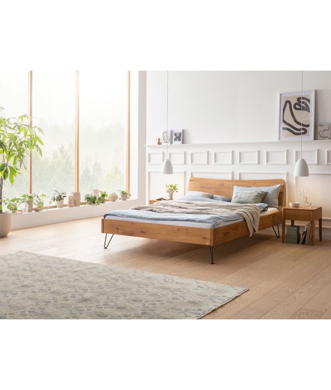 HASENA - Lit en chêne massif