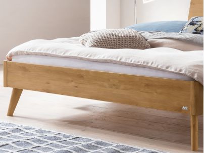 Lit Caluso en Chêne noueux naturel massif | Collection Lounge | Le Monde du Lit