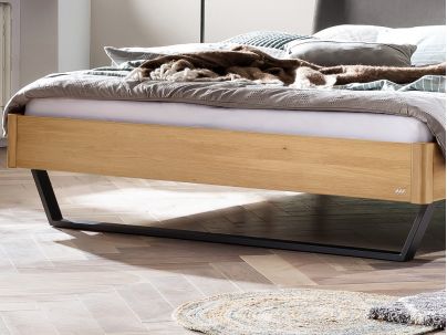 Lit Montieri en Chêne massif Bright | Collection Lounge | Le Monde du Lit