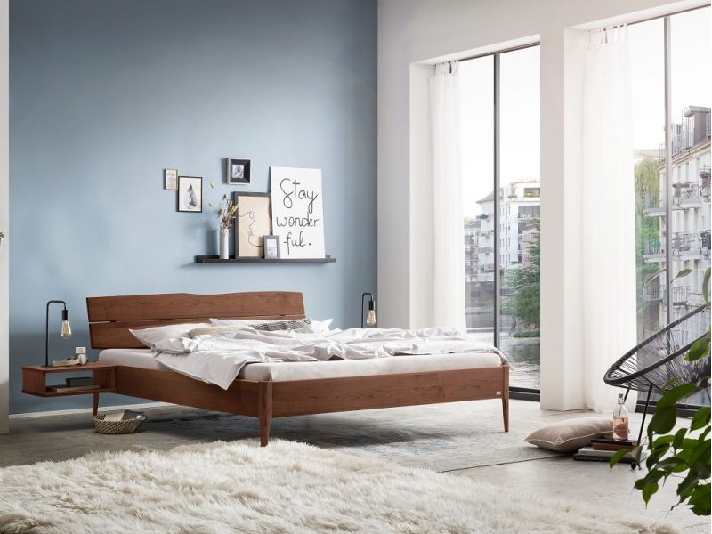 HASENA - Lit en noyer massif HASENA - Lit en noyer massif