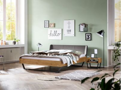 HASENA - Lit en chêne massif