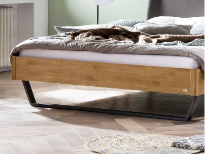 Lit Montieri en Chêne noueux naturel massif | Collection Lounge | Le Monde du Lit