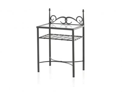 Chevets Neptuno en fer forgé. Meuble design pour la chambre. Le Monde du Lit