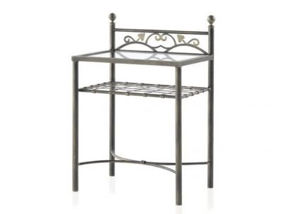 Chevets Eros en fer forgé. Meuble design pour la chambre. Le Monde du Lit