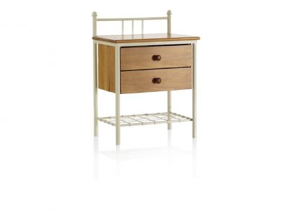 Chevets Rustico en fer forgé. Meuble design pour la chambre. Le Monde du Lit