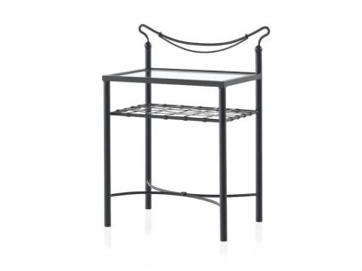 Chevets Mar en fer forgé. Meuble design pour la chambre. Le Monde du Lit