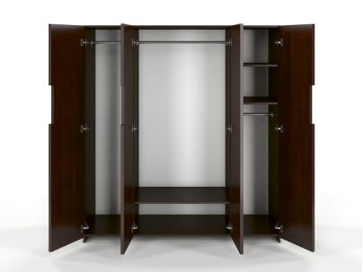 Armoire Iris 3 en hêtre massif haut de gamme | Le Monde du Lit