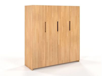 Armoire Iris 3 en hêtre massif haut de gamme | Le Monde du Lit