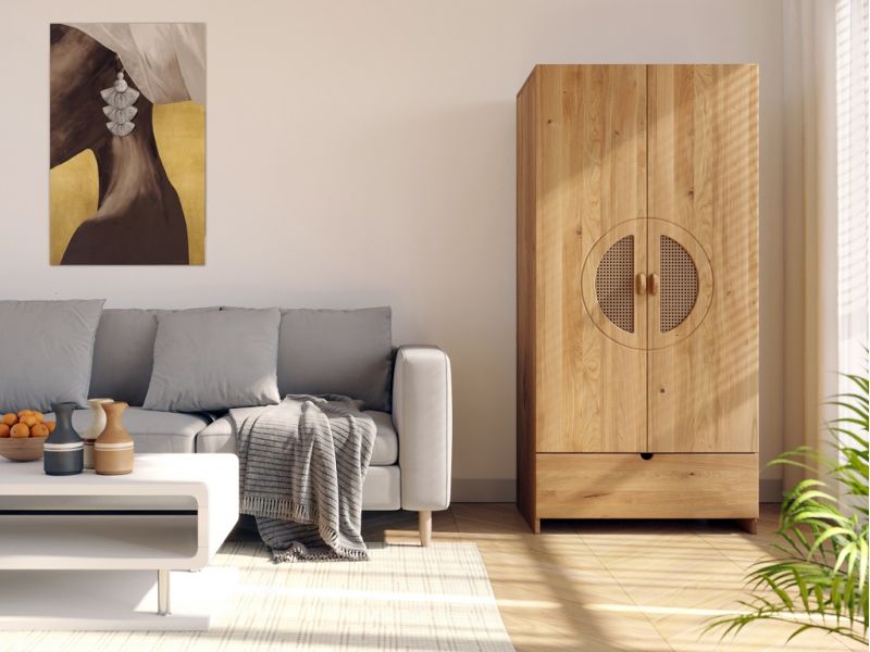 Armoire en chêne massif