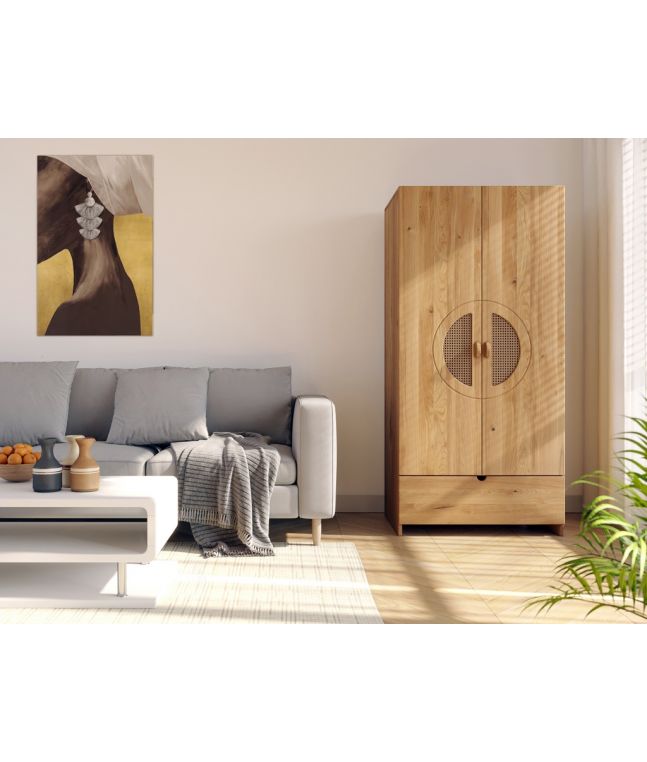 Armoire en chêne massif