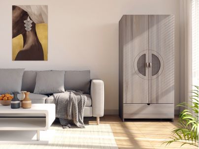 Armoire Jasmin en chêne massif haut de gamme | Le Monde du Lit