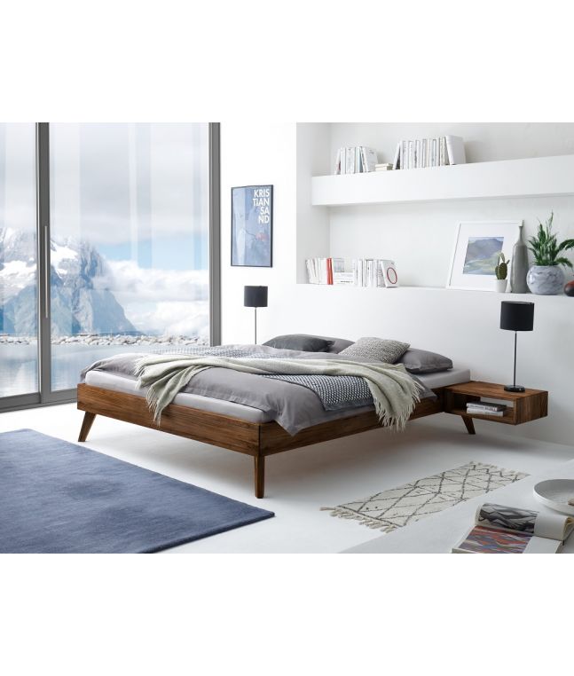 HASENA - Lit en noyer massif