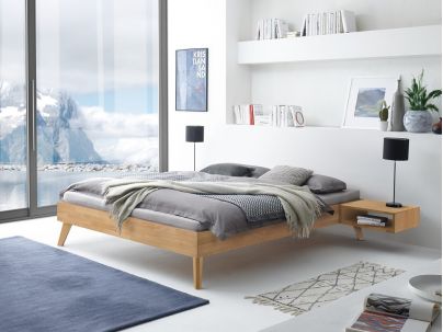 HASENA - Lit en chêne massif