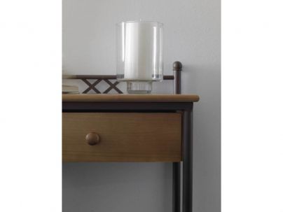 Chevets Toledo en fer forgé. Meuble design pour la chambre. Le Monde du Lit