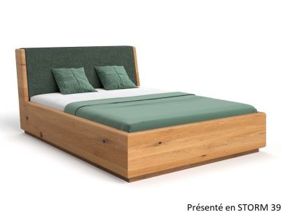 Lit Coffre Ottawa en chêne massif FSC | Fabrication européenne | Le Monde du Lit