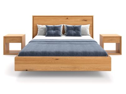 Lit Rimouski en chêne massif FSC | Fabrication européenne | Le Monde du Lit