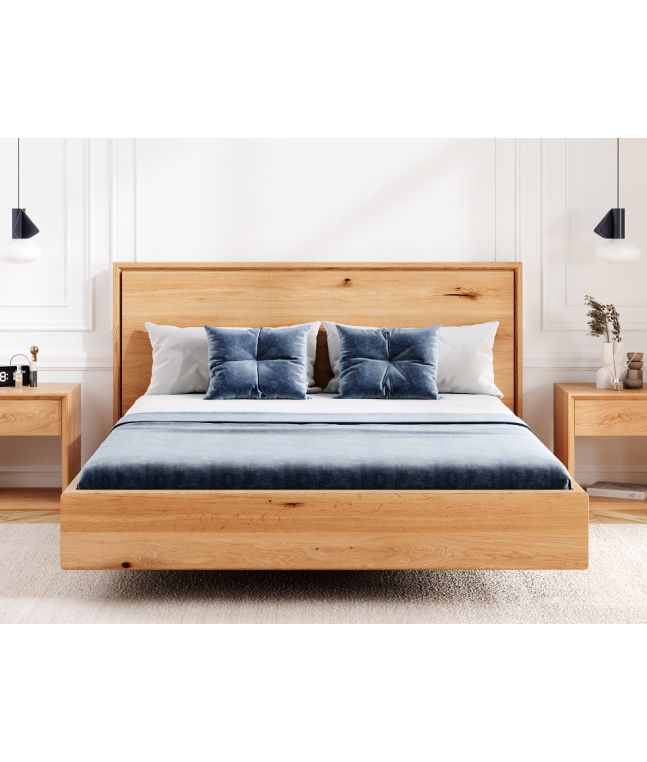 Lit en chêne massif FSC