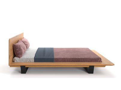 Lit Montréal en chêne massif FSC | Fabrication européenne | Le Monde du Lit