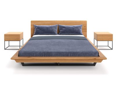 Lit Montréal en chêne massif FSC | Fabrication européenne | Le Monde du Lit