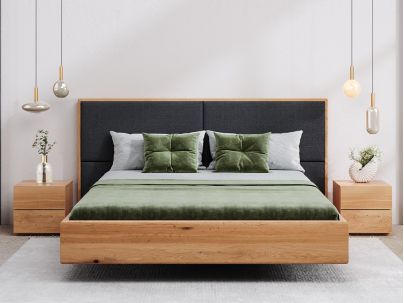 Lit en chêne massif FSC