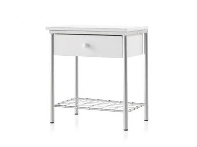 Chevet Moderno 2 en fer forgé. Meuble design pour la chambre. Le Monde du Lit